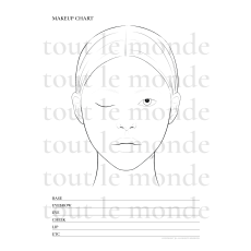 no01 basic face chart